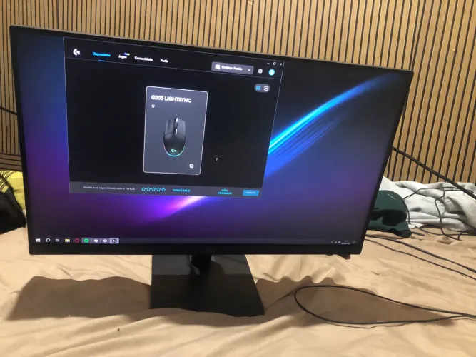 Monitor Gamer LG 24MS500-B 24ms Ips Fullhd 100hz Ajuste de Inclinação Negro