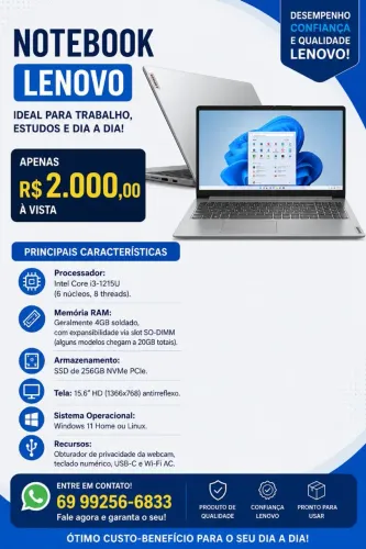 Notebook Lenovo