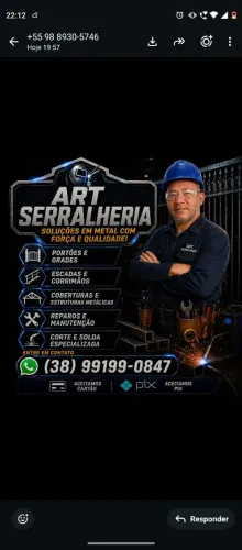 Serralheiro e estruturas metálicas