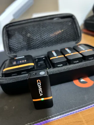 Microfone Lapela Sem Fio Vimo Q 04 Mic 