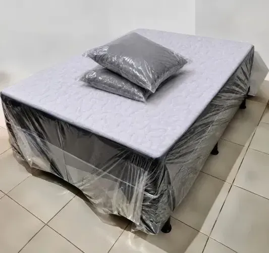 Camas Box Confortáveis Novas Com 2 Travesseiros Grátis e Frete Grátis
