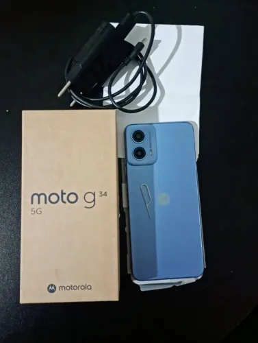 Motorola G34 com 128gb - Na caixa , com todos acessórios. Perfeito estado