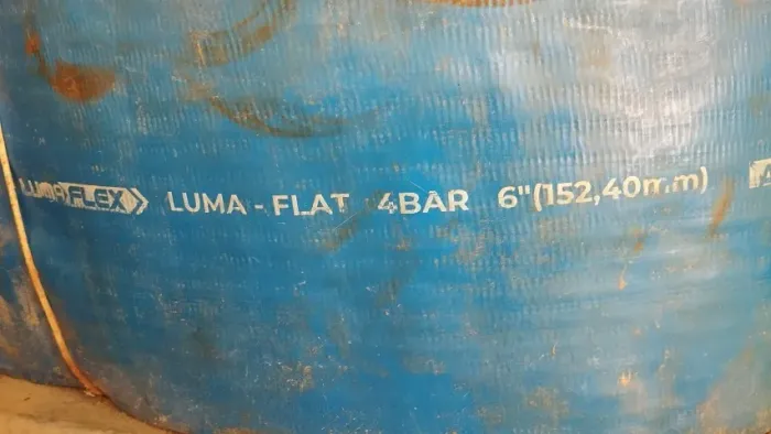 Mangueira mangote flat 6 polegadas 50 reais o metro.