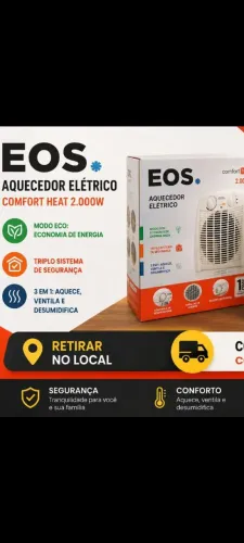Aquecedor novo EOS