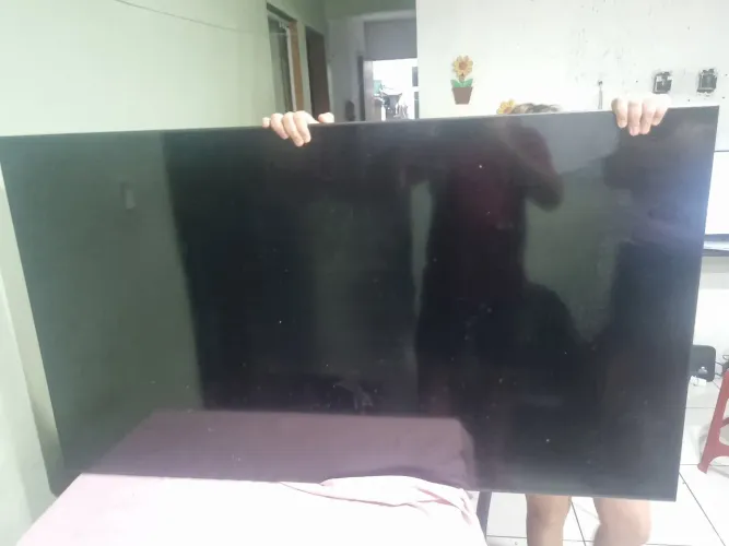 Tv Qled samsung com defeito