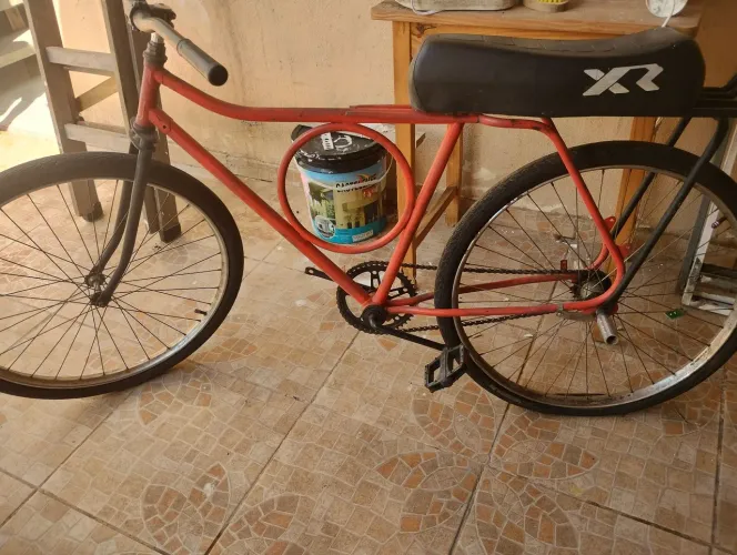 Bicicleta barra forte