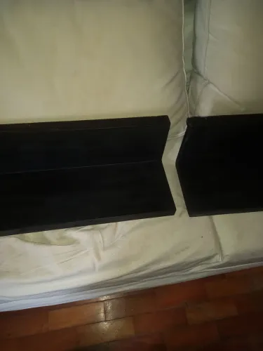 2 platelheiras de madeira 75x27.5