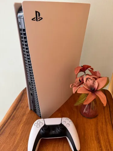 PS5 Mídia Física e Digital + Controle + Super novo 