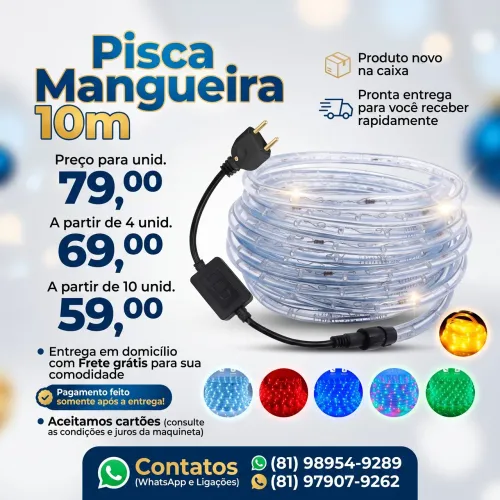 Mangueira de led 10m