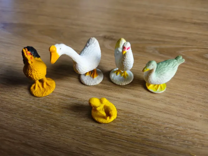 Lote com 6 animais da "Fazendinha Gulliver"
