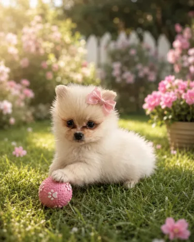 Luluzinha da Pomerania fêmea