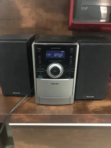 Micro System Philips MCM166 com USB + 2 caixas de som