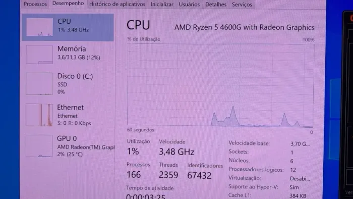Processador AMD Ryzen 5 4600G
