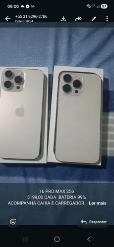 Vendo iPhone 16 promax 256 Gb 5,100