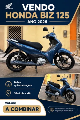 Honda Biz 125 EX/ 125 EX Flex 2026
