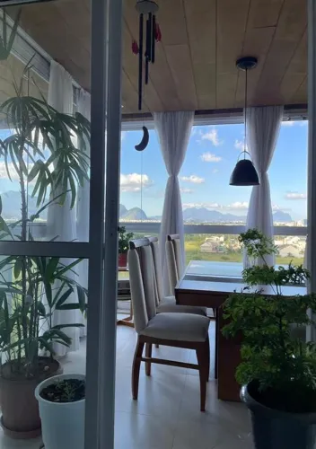 Linda Cobertura 3 qts (2 suites)- Sol da manha no Pontal Oceanico