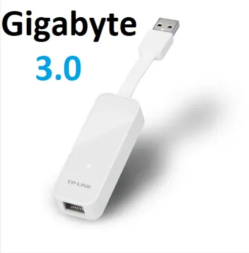 Adaptador de rede tp-link ue300 usb 3.0 gigabit rj45 Usado