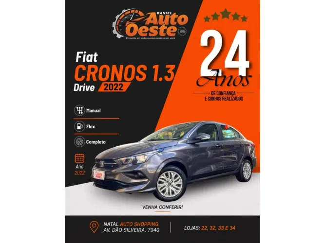 Fiat Cronos Drive 1.3 8V Flex 2022