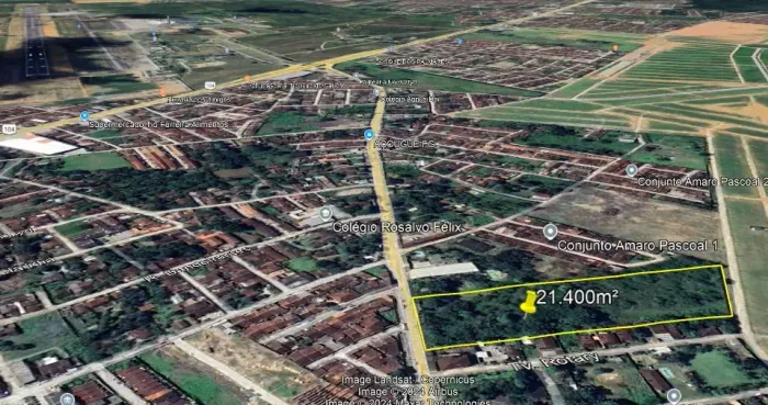 Area a venda, Lote com 21.400 metros quadrados, próximo ao Aeroporto