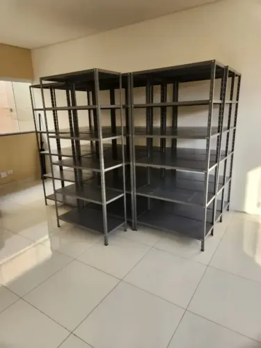 Estante de Aço Prateleira Multiuso 40cm 2.00x92x40 para Armazenagem e Estoque de Fábrica 
