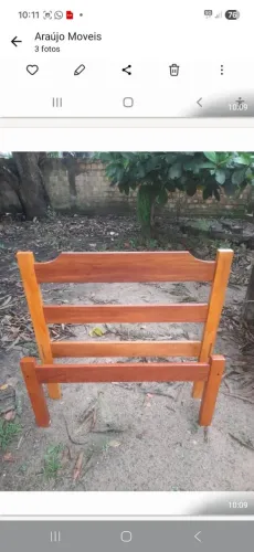Cama de madeira