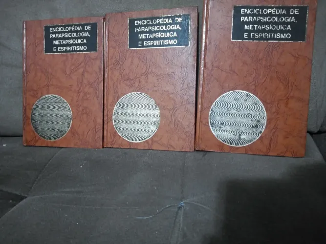 Enciclopédia de parapsicologia metapsíquica e espiritismo João Teixeira de Paula 3 volumes
