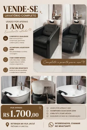 Lavatório Salão de beleza