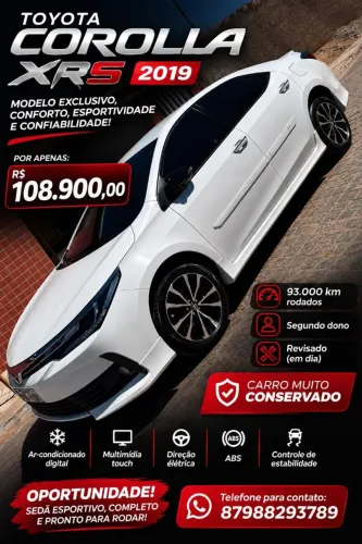 Toyota Corolla XRS 2.0 Flex 16V Aut. 2019