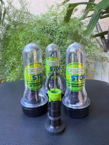 Kit Reparo Tubeless Arstop Macarrão Guidão 2.0 Mtb | Speed | Gravel
