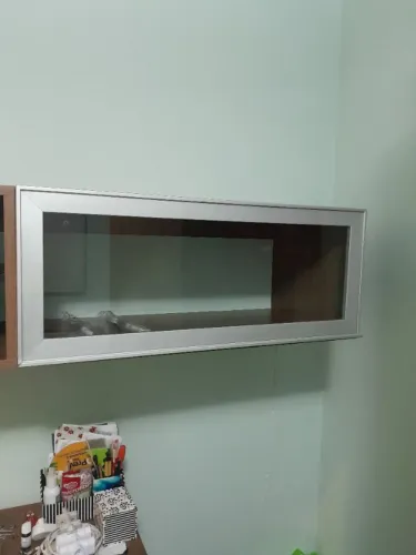 Nicho com Porta de Vidro - Estilo Armário Suspenso | Ótimo Estado