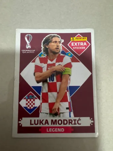Figurinha legend Modric bordô 2022