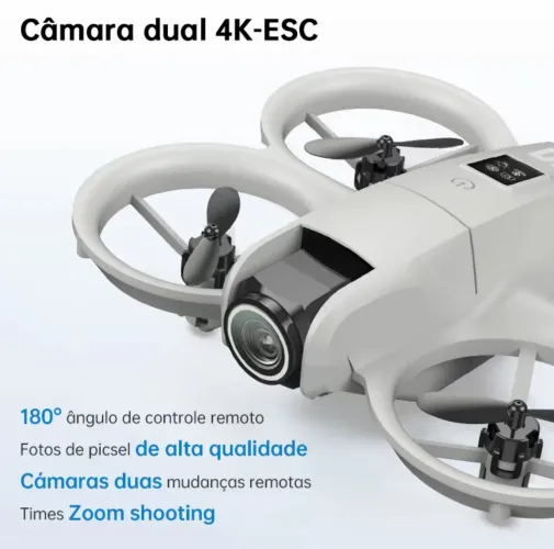 ? Drone DLI Neo 4K - com 2 Baterias, Wi-Fi e Controle Remoto! ?
