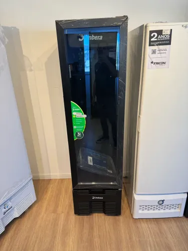 VISACOOLER RESFRIADOS SLIM 230 LITROS FULL BLACK 3 anos de garantia 