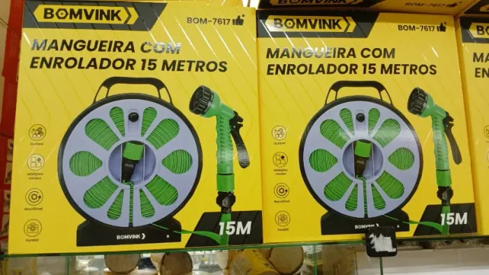 Mangueira com Enrolador 15 Metros - BOMVINK-7617