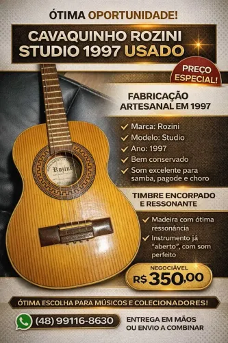 Cavaco Rozini Studio 1997 usado