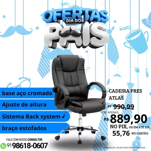 Cadeira presidente atlas