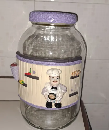 Vidro decorativo/porta alimentos