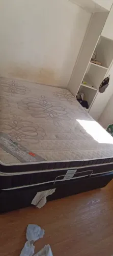 Cama box baú com colchao