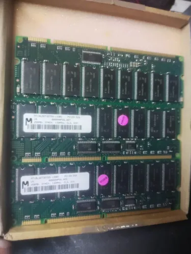10x Memoria PC133 256mb  retro reliquia 
