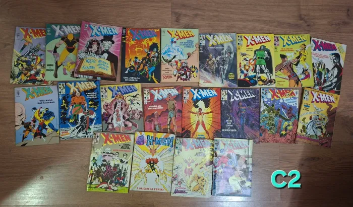 Coleção de gibis do x-mem original de 1988 primeira serie