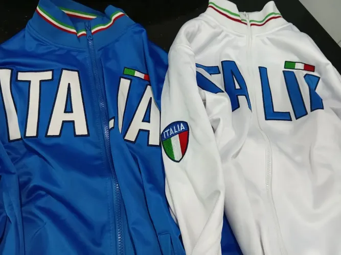 Lote blusa seleção italiana azul rle branca italia