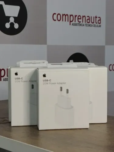 Fonte Carregador IPhone USB- C Original Aplle loja física entrega 