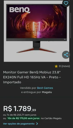 Monitor Benq Mobiuz
