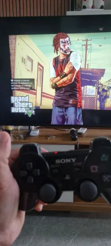 Playstation 3 slim, com gta 5