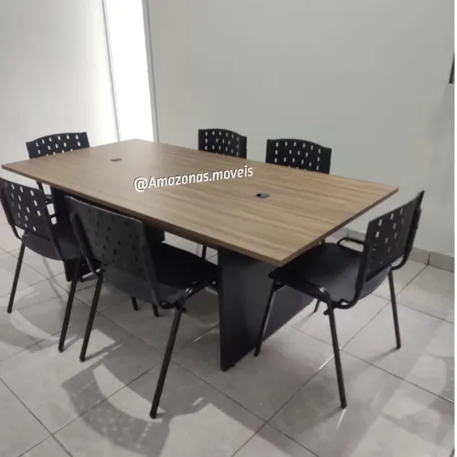 Mesa para Sala Reunião - Nogal