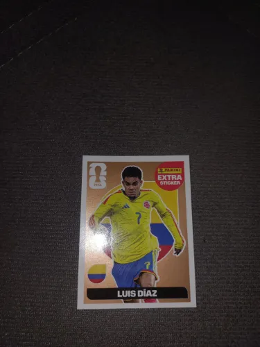 Figurinha 2026 Luis diaz bronze