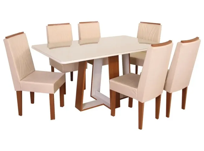 Mesa mdf e vidro