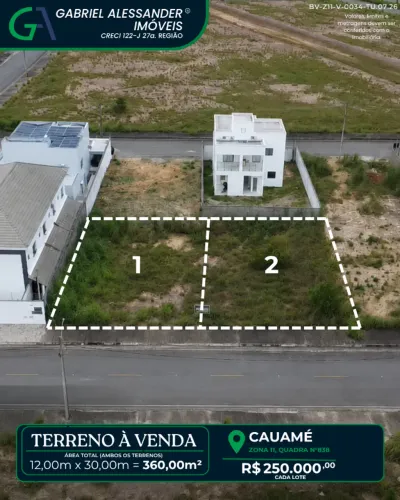 Loteamento Pátio Cauamé.