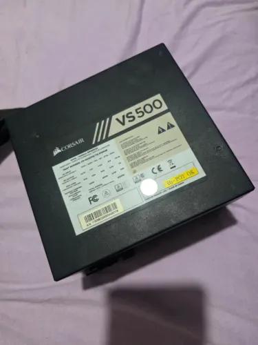 Fonte 500W Corsair VS500 Usada