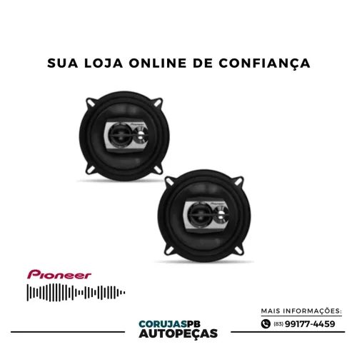 KIT ALTO FALANTE PIONNER TRIAXIAL 5" 60RMS